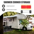 thumbnail image 2 of OUNONA Shower Organizer Corner Rod Shape Adjustable 1 Set 9.4x2.8x0.6in For Rv Enthusiasts, 2 of 7