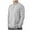 Gray, variant on ibuvkizy Fall Sweaters for Men!Men's Casual Zipper Stand Collar Solid Color Long Sleeve Knitted Pullover Sweater Gray,L