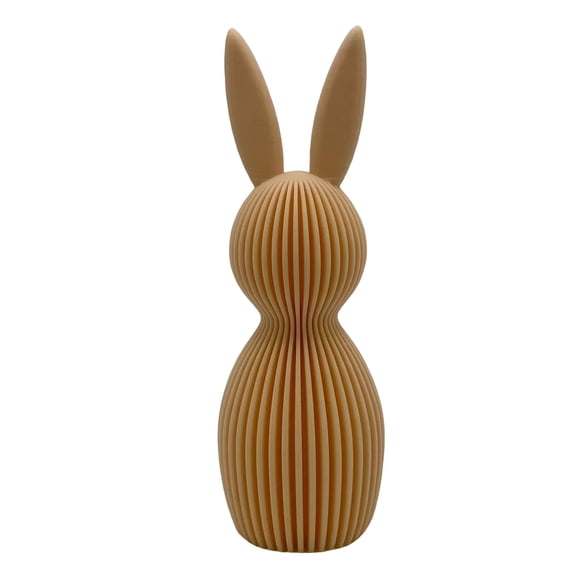 Modern Easter Bunny Folded Ear, Minimalist Figurine for Easter Spring, Stylish Table and Home Decoration