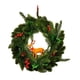 thumbnail image 1 of Bearachild Guirnalda de Navidad con de pino, alce bonito, ventana colgante, pared, forma redonda, guirnaldas, colgador de aro impermeable, colgante Kits de decoración para fiestas Bearachild HA067915-00, 1 of 6