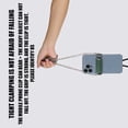 thumbnail image 4 of Inteprter Clip trasero para teléfono móvil, desmontable, Universal, antipérdida, anticorrosivo, reemplazo de accesorios de cadena de viaje Relojes inteligentes Negro Plata, 4 of 6