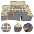 thumbnail image 4 of Organizador de cajones para ropa interior, 3 piezas, organizador de calcetines, organizador de ropa, organizador de cajones, 4 of 5