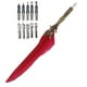 thumbnail image 5 of Bolígrafo de pluma bolígrafo tallado artesanal retro lápiz de inmersión de acero inoxidable para decoración de mesa de regalo de firma ANGGREK  Otros, 5 of 8