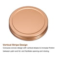 thumbnail image 4 of Uxcell 42Pack 86mm/3.39" Wide Mouth Tin Plate Mason Jar Lids for Canning Jars, Rose Gold, 4 of 6