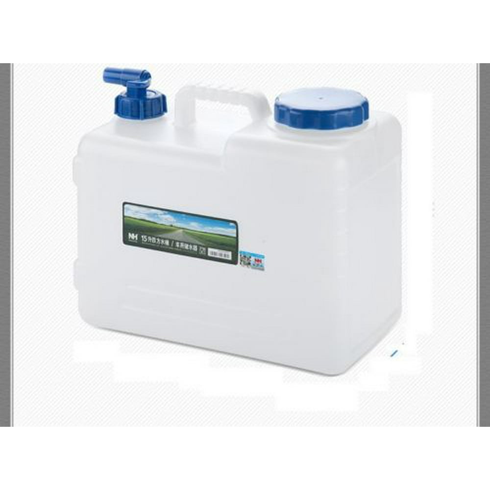 4 Gallon Portable Water Container with Spigot for Camping,15 L