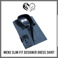 thumbnail image 3 of Chemise Slim Slim Design Homme Multicolore, Confection Coton Européen, Petite Taille, 3 of 6