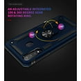 thumbnail image 4 of A20s Case, Samsung Galaxy A20s Case [ Military Grade ] 15ft. Drop Tested Protective Case with Magnetic Car Mount Ring Holder Stand Cover for Samsung Galaxy A20s - Blue, 4 of 12