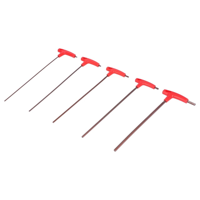 Llave Hexagonal en T Jadeshay Juego de 5 Piezas con Mango Largo