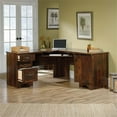 thumbnail image 2 of Bowery Hill Traditional Engineered Wood Computer Desk in Curado Cherry, 2 of 13