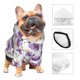 thumbnail image 3 of Fotbe Orchids Flowers Sudadera con Estampado para Perros Pequeños – Suéter con Capucha para Mascotas, Tela Suave de Forro Polar con Bolsillo-Small, 3 of 7