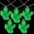 thumbnail image 3 of Northlight 10ct Battery Operated Prickly Pear Cactus Summer LED String Lights Warm White - 4.5', 3 of 5