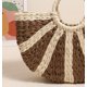 thumbnail image 3 of LHSHID Comeon Straw Bags Rattan Bag for Women,Natural Straw Handwoven Top-handle Handbag Large Capacity Basket Purse Tote Clutch Bag, 3 of 5