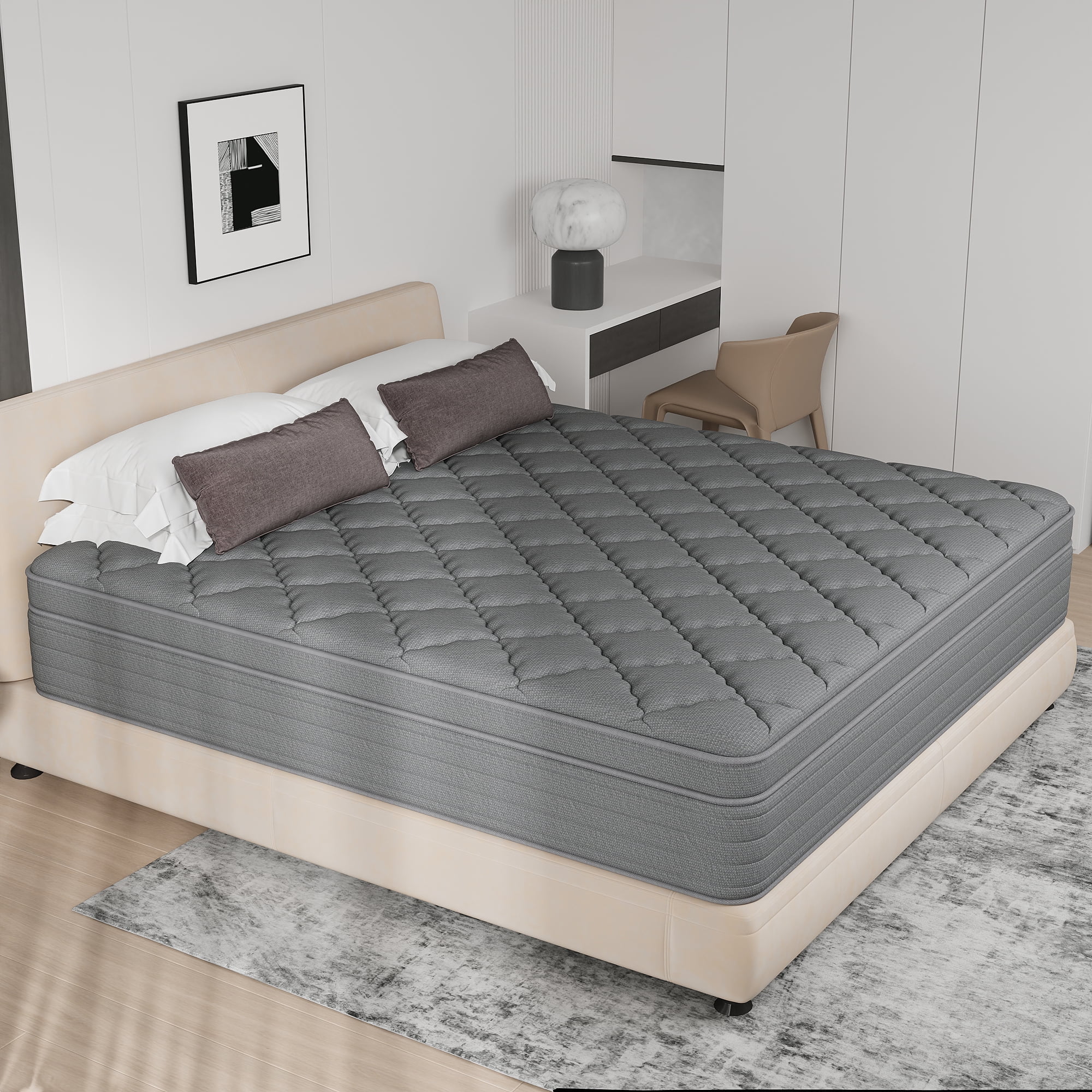 14 Inch Full Gel Memory Foam Hybrid Mattress Pocket Spring In A Box Medium Firm