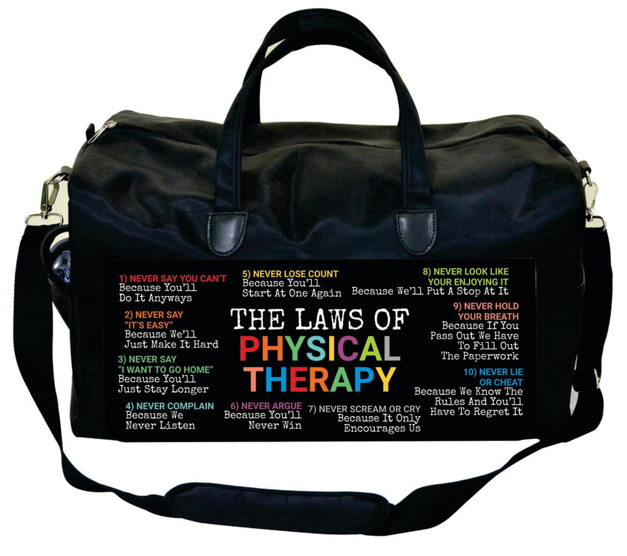 Laws Of Physical TherapyBlack Novelty Physical Therapist Bag Walmart
