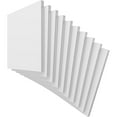 thumbnail image 2 of Ekena Millwork 7 3/4"W x 7 3/4"H x 3/8"T PVC Hobby Boards, Unfinished (10-Pack), 2 of 6