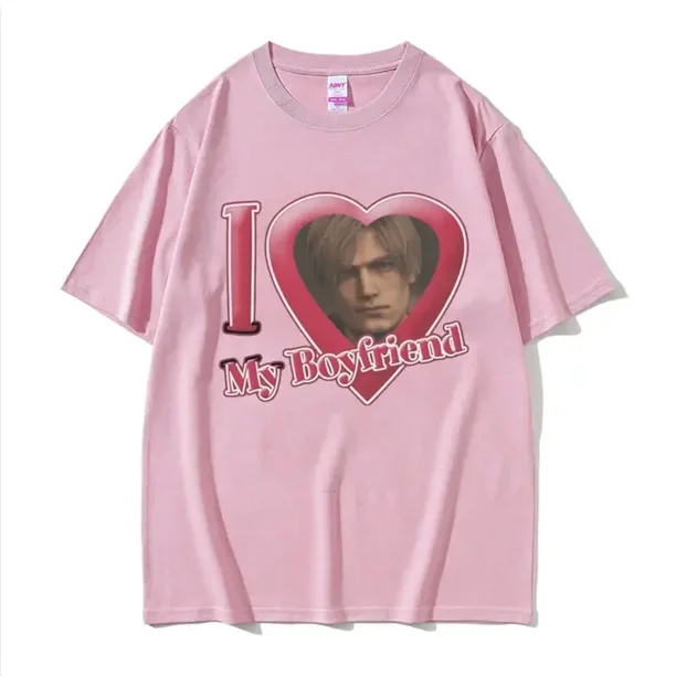 I Love My Boyfriend Leon S Kennedy Graphic T-shirt Women's