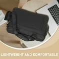 thumbnail image 3 of LITINKIMI Messenger Bag Crossbody Black Polyester 1Pcs 17.3X12.6X2.4In, 3 of 8