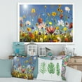 thumbnail image 3 of Designart 'Wildflowers and Daisies In Summer Garden Field II' Traditional Framed Art Print, 3 of 4