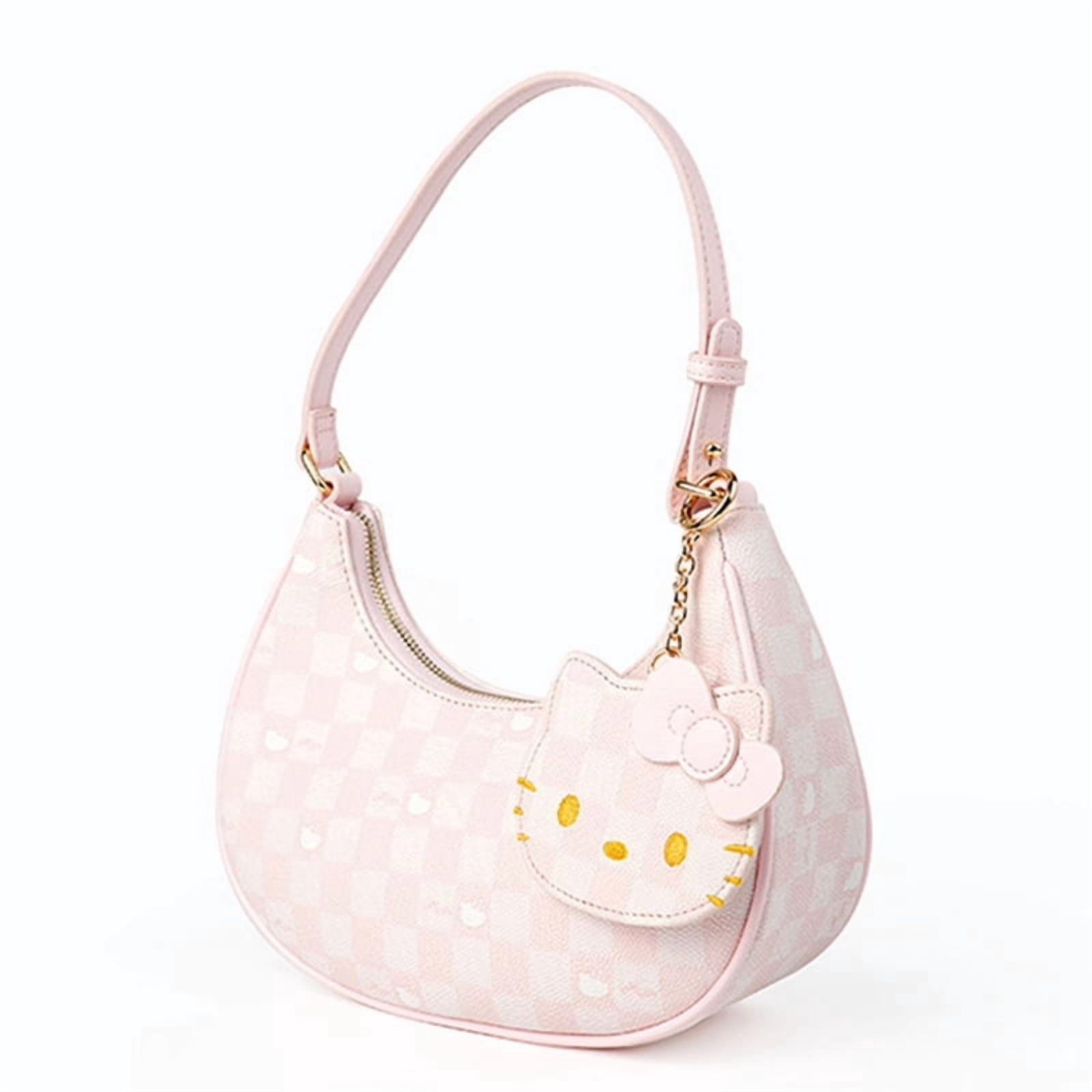 New Hello Kitty Kawaii Underarm Bags Cute Zipper Shoulder Bags For Women Crossbody Bags Bags Gifts Toys