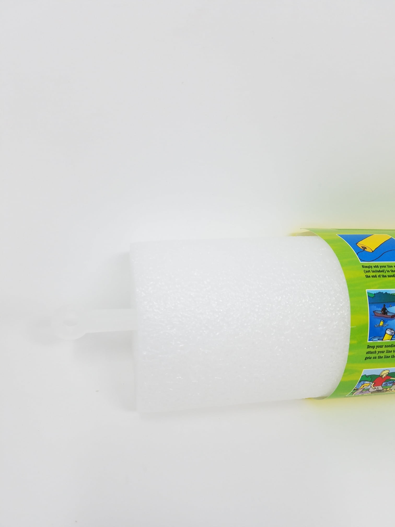 Little Stinker Amazing Pop up Fish Noodle Foam Bobber, White, Freshwater, Lake