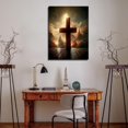thumbnail image 2 of TISHIRON Diamond Art Painting Kits,12x16 inch 5D DIY Christian Cross Diamond Art Crafts Kit for Adults and Kids Beginners, 2 of 6