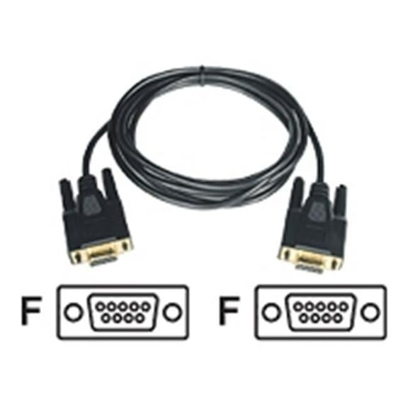 6Ft Null Modem Cable Db9F To Db9F Gold