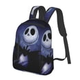 thumbnail image 2 of The Nightmare Before Christmas Lightweight Backpack Student Bookbag School Bag Satchel Daypack Unisex Knapsack Rucksack For Kids Teens Adult, 2 of 5