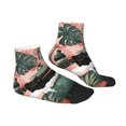 thumbnail image 6 of Salouo Black Cat Pink Bathroom Pattern Unisex Middle Tube Socks,Middle-Finger Knee High Socks Over The Calf Tube Stocking Crew Stockings for Women and Men Tube Socks, 6 of 8