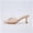 Blush, variant on Naty Jelly Kitten Heels for Women, Chic Slip-On Mule Design with Modern Open Square Toe Womens Heels