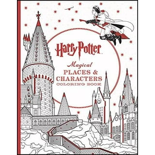 Harry Potter Magical Places & Characters Coloring Book (paperback