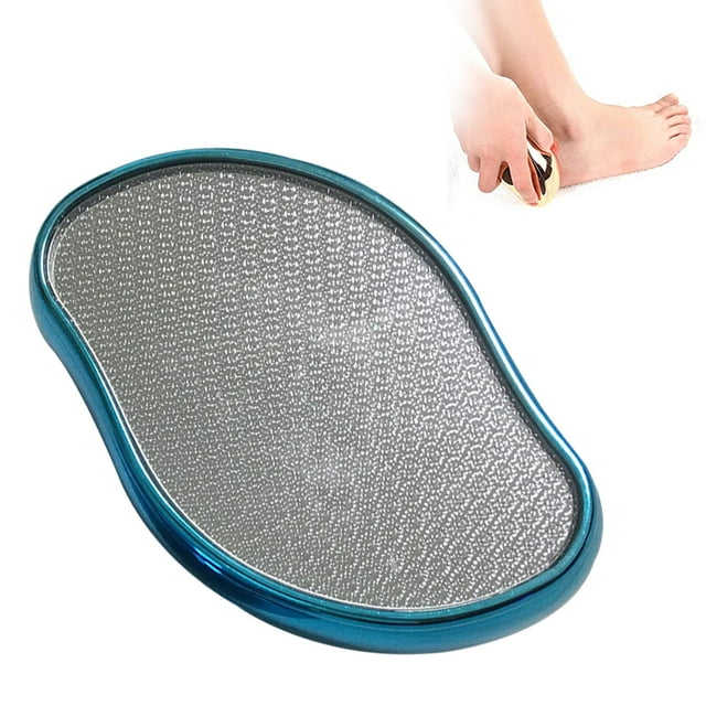 Lima de pie de vidrio nano, herramienta profesional de eliminación de callos Lima de pie de pedicura de cristal Lima de raspado de pie para pies mojados y pies secos Ormromra 2035719-2