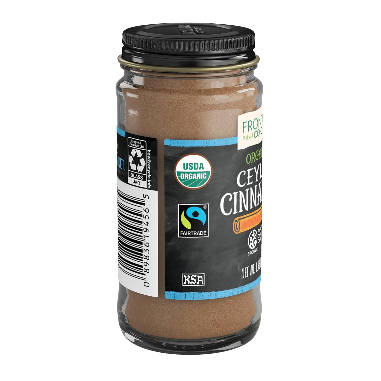 Frontier Natural Products Organic Ceylon Cinnamon 1.76 oz Pack of 3