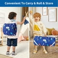 thumbnail image 5 of Safotad Tapete para la siesta para niños pequeños con almohada extraíble y manta de felpa - 54" x 33" para niños de 3 a 6 años - Saco de dormir suave para niños pequeños - Diseño enrollable ideal para, 5 of 5