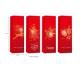 thumbnail image 4 of Christmas Wine Gift Bags (Red With Gold Print) (Asstd) - Set of 12, 4 of 4