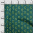 thumbnail image 1 of oneOone Polyester Lycra Fabric Floral Block Printed Fabric 1 Yard 56 Inch Wide, 1 of 4