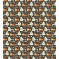 thumbnail image 3 of Ambesonne Poodle Duvet Cover Set, Doodle Bulldog and Hearts, 2-Calking, Cocoa Multicolor, 3 of 7