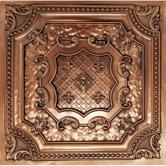 192 sq. ft. coverage, 48-pack Faux Tin Decorative Ceiling Tiles