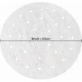 thumbnail image 5 of 100pcs 9inch Perforated Paper Bamboo Steamer Paper Liners Garment Steamer, 5 of 5