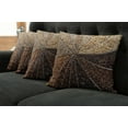 thumbnail image 2 of Ambesonne Coffee Throw Pillow Cover 4 Pack, Many Varieties of Beans, 18", Beige Brown Pale Brown, 2 of 6