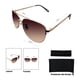 thumbnail image 4 of Lentes de Sol Fossil Outlook Mujer Marco de Metal Dorado Filtro 100% UV, 4 of 5