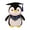 Blue, variant on Blue Penguin Plush Graduation Toy Soft Cotton Stuffed For Student Present