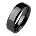 thumbnail image 6 of His Hers 3 PCS Round CZ Black IP Stainless Steel Wedding Ring Set Mens Wedding Flat Band- Size W6M12, 6 of 6