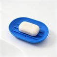 thumbnail image 3 of Bathroom Soap Dishes,Self Draining Soap Dishes,Silicone Soap Tray,Shower Rubber Drainer Dishes,Drainer Soap Holder for Bathroom,Bar Soap Holder Stand,Extends Soap Life,Easy Cleaning,Blue, 3 of 7
