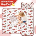 thumbnail image 4 of Red Christmas Truck Pattern Toddler Nap Mats for Kids Preschool,50"x20" Sleeping Mat Bag or Kids,Toddler Sleeping Bag,Toddler Nap Mat or Daycare, 4 of 6
