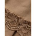 thumbnail image 4 of Women's Y2K Lace Tank Top Sleeveless Square Neck Crop Tops Streetwear Khaki S, 4 of 10