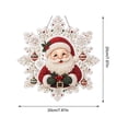 thumbnail image 3 of DIY Santa Claus Diamond Art Kits Christmas Tree Decorations, Pearl Art Kits Xmas Hanging Decor Gift, Christmas Pearl Art Kits for Adults, 3 of 6