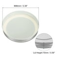 thumbnail image 2 of Uxcell 6Pack 86mm/3.39" Wide Mouth Tin Plate Mason Jar Lids for Canning Jars, Silver, 2 of 6