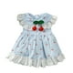 thumbnail image 1 of Ropa de mascotas vestidos transpirables mascotas ropa de moda faldas de moda encantador patrón de animales trajes trajes fiesta suministros de ocio azul xl Advancent PT000682-05, 1 of 7