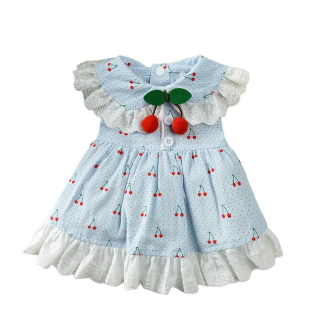Greeniant Ropa para mascotas Vestidos transpirables Ropa para mascotas Faldas de moda Patrón encantador Animales Trajes Disfraces Suministros de ocio para Ropa para mascotas Azul L Greeniant PT000682-04