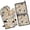 Corgi Dog-1, variant on Corgi Dog and Flower Florals Kitchen Oven Mitt and Pot Holder Sets 2 Pcs for Baking, Cooking and Grilling, Heat Resistant Up To 392 °F